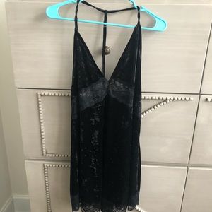 Sadie and sage velvet mini dress